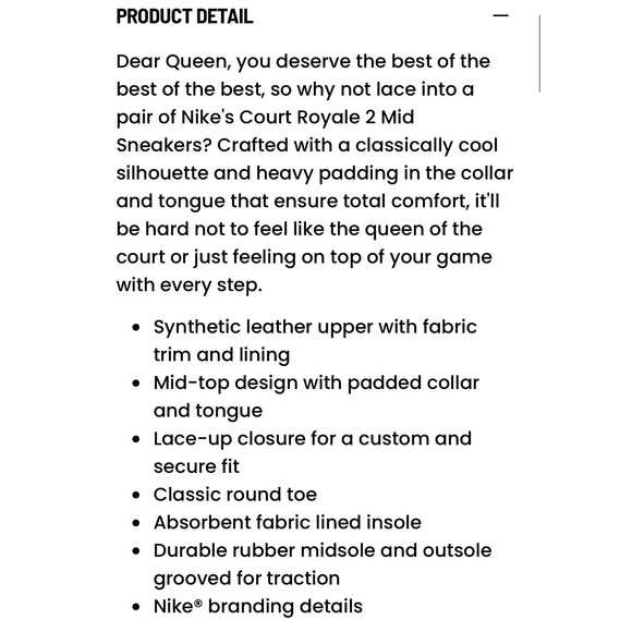 Nike Court Royale 2 Mid CT1725 White Pink Workout Shoes Womens 8.5 NEW In Box - Picture 5 of 12